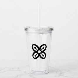 Verre En Acrylique Symbole d'Afrique de l'Ouest (Abondance) Tumbler a