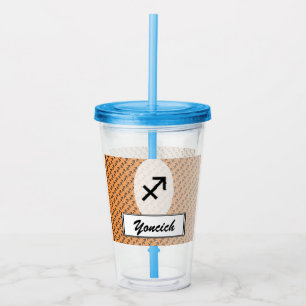 Verre En Acrylique Symbole zodiaque Sagittarius Standard par K Yoncic