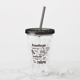 Verre En Acrylique Syndrome d'Ehlers-Danlos Sensibilisation aux zèbre