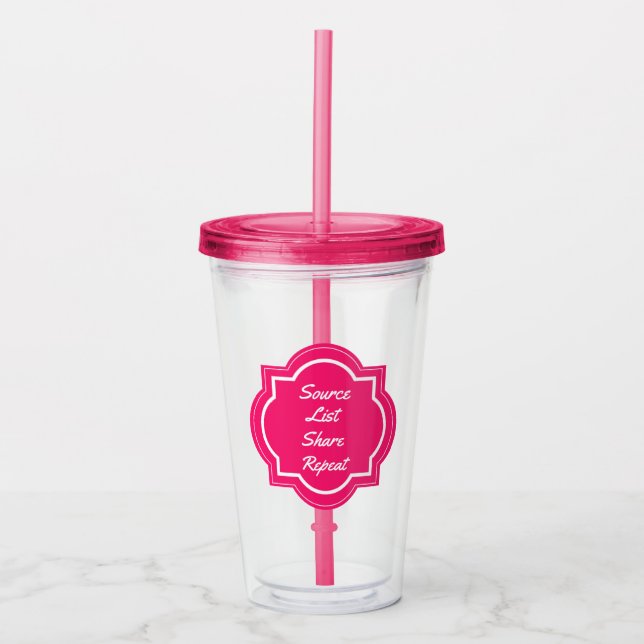 Verre En Acrylique Tasse de boissons de Poshmark (Devant)