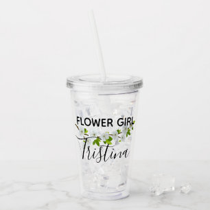 Verre En Acrylique Tasse personnalisée de demoiselle de honneur