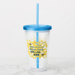 Verre En Acrylique Tasse personnalisée par concours d'orthographe