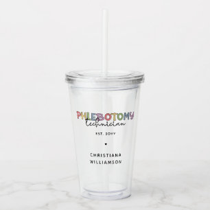 Verre En Acrylique Technicien en pharmacie sur mesure PBT Phlebotomie
