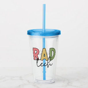 Verre En Acrylique Technologue radiologique sur mesure Rad Tech Radio