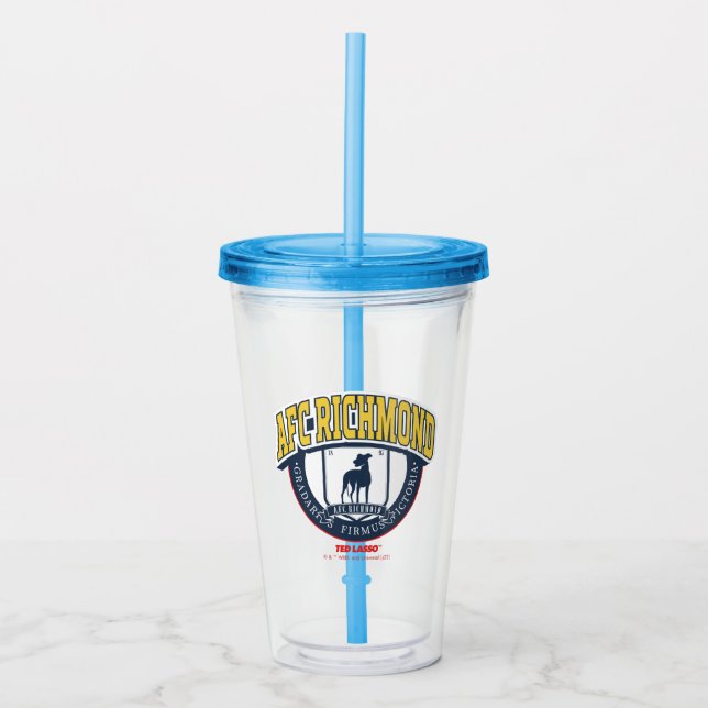 Verre En Acrylique Ted Lasso | AFC Richmond Athletic Circle Badge (Devant)