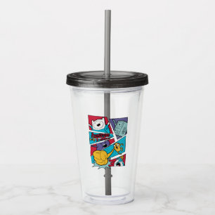 Verre En Acrylique Temps d'aventure Graphique du panneau d'action