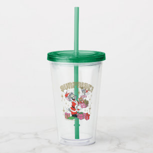 Verre En Acrylique Tom, Jerry et Nibbles Holiday Surprise