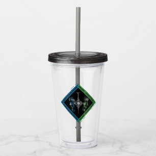 Verre En Acrylique Tranche sanguine Dumbledore & Grindlewald Graphiqu