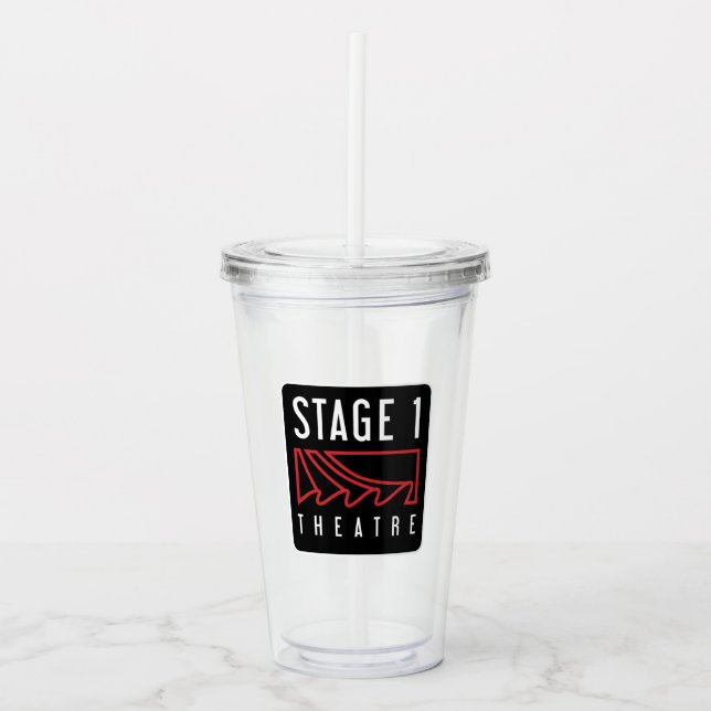 Verre En Acrylique Tumbler de 16 oz (Devant)