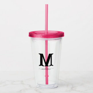 Verre En Acrylique Tumbler en acrylique avec nom personnalisé
