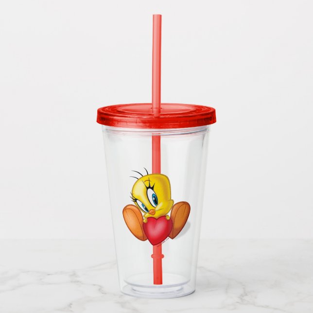 Verre En Acrylique TWEETY™ Holt Heart (Devant)