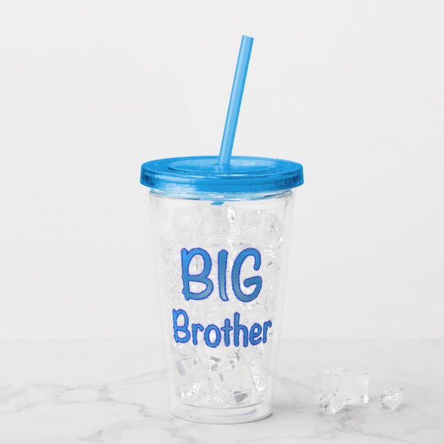 Verre En Acrylique Typographie de Big Brother (Dos glace)