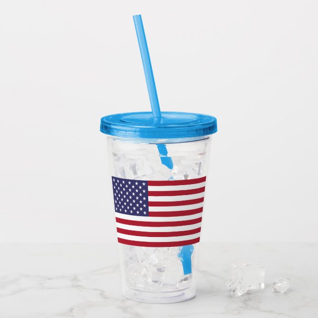 VERRE EN ACRYLIQUE USA (Devant glace)