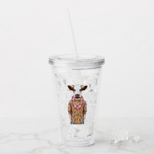 Verre En Acrylique Vache à chemise hawaïenne