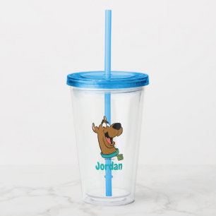 Verre En Acrylique Visage heureux de Scooby-Doo