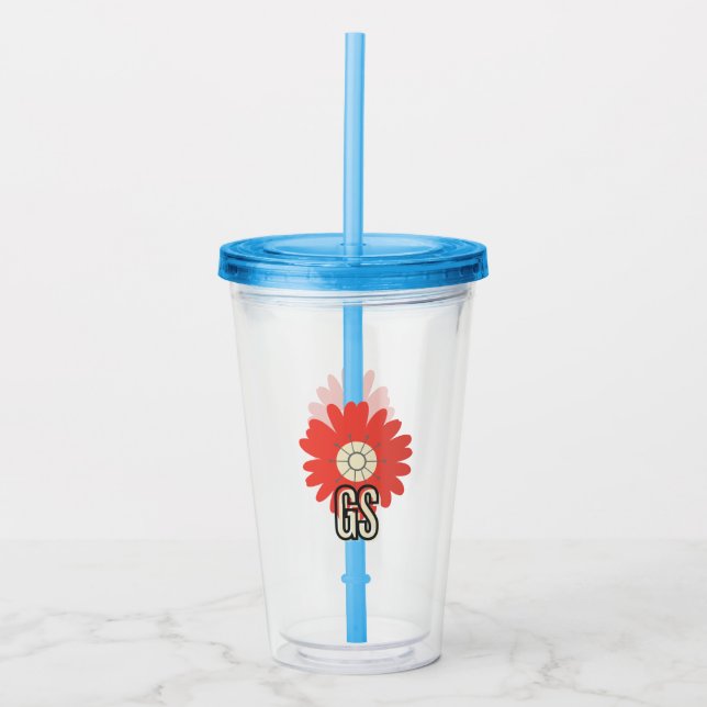 Verre En Acrylique Votre logo ici Tumbler acrylique (Devant)