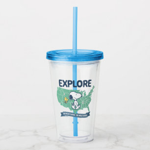 Verre En Acrylique Voyage sur route Explorez les cacahuètes