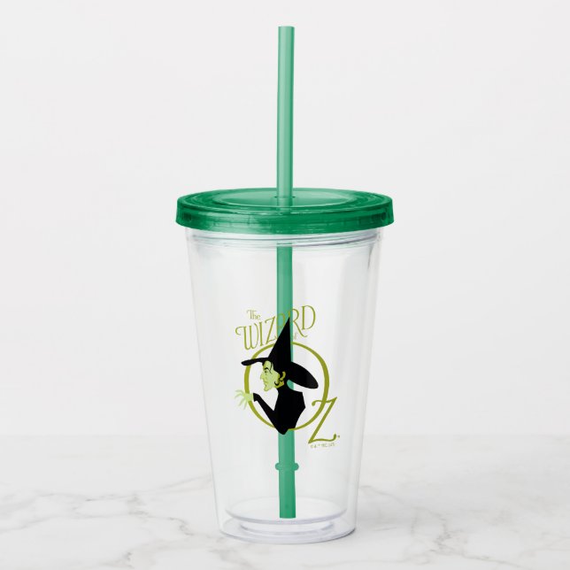 Verre En Acrylique Wicked Witch™ L'Assistant Du Logo Oz™ (Devant)