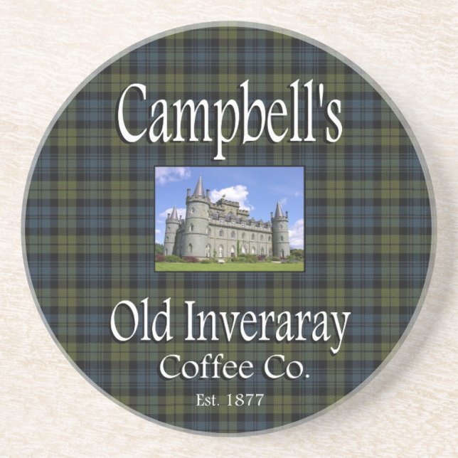 Verre En Grès Campbell's Old Inveraray Coffee Co. Dessous de ver (Devant)