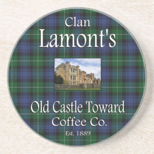 Verre En Grès L'ancien château de Clan Lamont vers le Dessous de