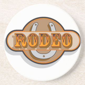 Verre En Grès Western Cowboy Cowgirl Horse Barn Rodeo Dessous de