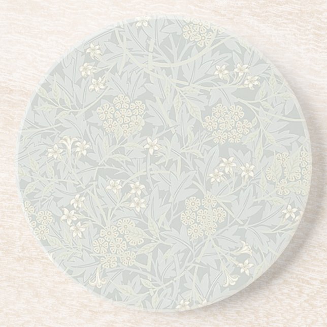 Verre En Grès William Morris Faded Jasmine Sandstone Dessous de  (Devant)