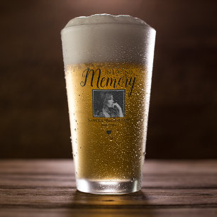 Verre En Mémoire Affectueuse Service de Mémoire Photo