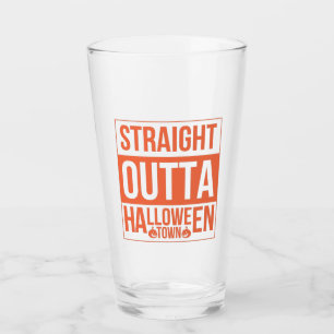 Verre En Périphérie De La Ville D'Halloween