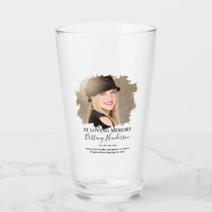 Verre En Souvenir Affectueux Mémorial Photo