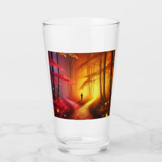 Verre Enchanted Crossroads - Vibrant Autumn Forest Art P