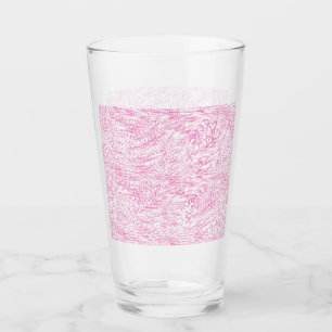 Verre Ensemble de dossiers abstraits roses pour le burea