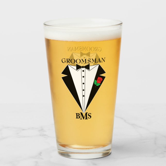 Verre Enterrement de vie de garçon (Devant (rempli))