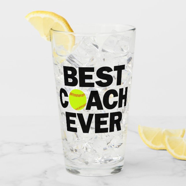 Verre Entraîneur de Merci Ever Meilleur Entraîneur De So (Devant glace)