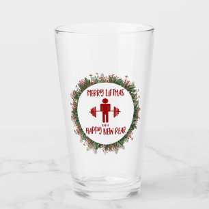 Verre Entraîneur de Noël Funny Fitness Fitmas Vacances