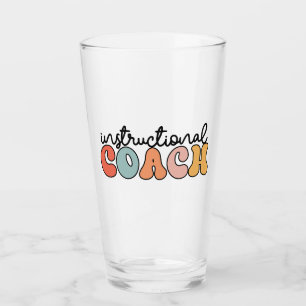 Verre Entraîneur pédagogique Entraîneur éducatif Retro