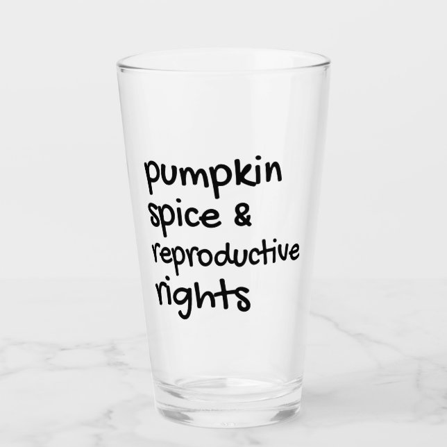 Verre Épices citrouilles et droits de reproduction II (Devant)
