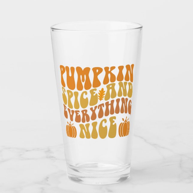Verre Épices citrouilles Et Tout Bien (Devant)