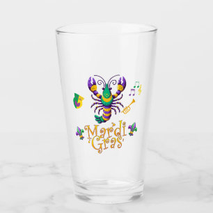 Verre Épis Fleur de lis Mardi Gras