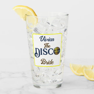 Verre Épouse Discothèque Retro Personnalisée Bachelorett