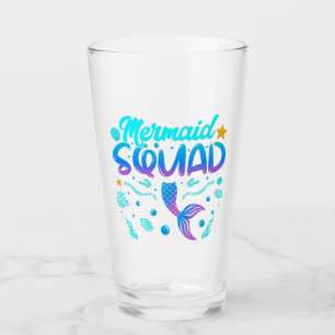 Verre Équipe De Sirène De L'Anniversaire Boire