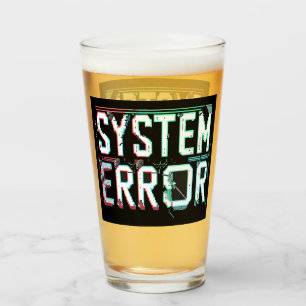 Verre Erreur du système de polices de Glitch, Pixel Cybe