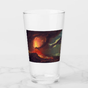 Verre Éruption volcanique du Vésuve (Volcan en direct)
