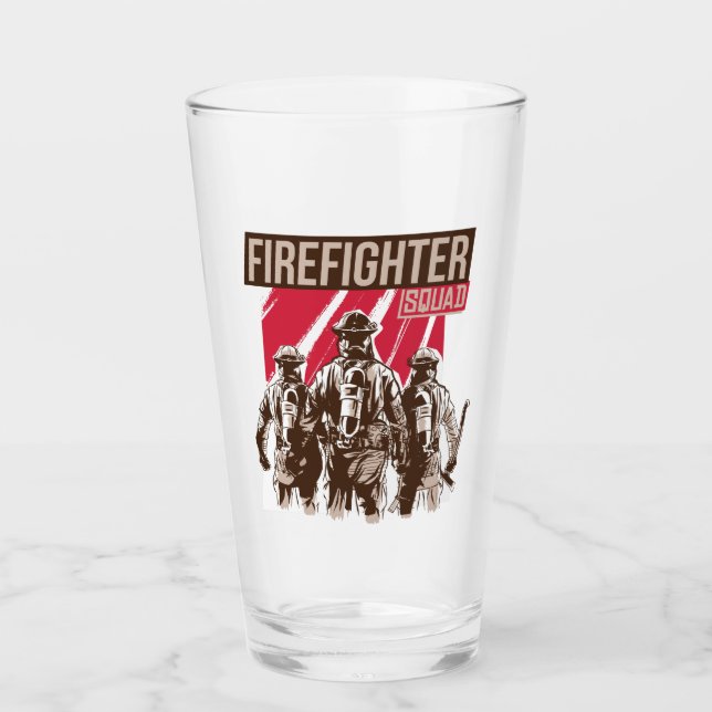 Verre Escadron des pompiers (Devant)