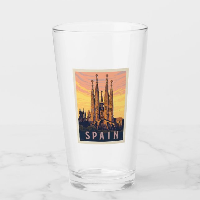 Verre Espagne | Familia Sagrada (Devant)