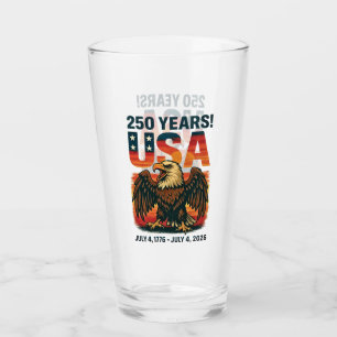 Verre États-Unis 250 ans – Aigle américain patriotique 4