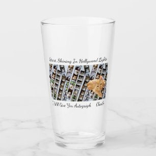 Verre Étoiles Brillantes Hollywood Chats Photo & Motif,