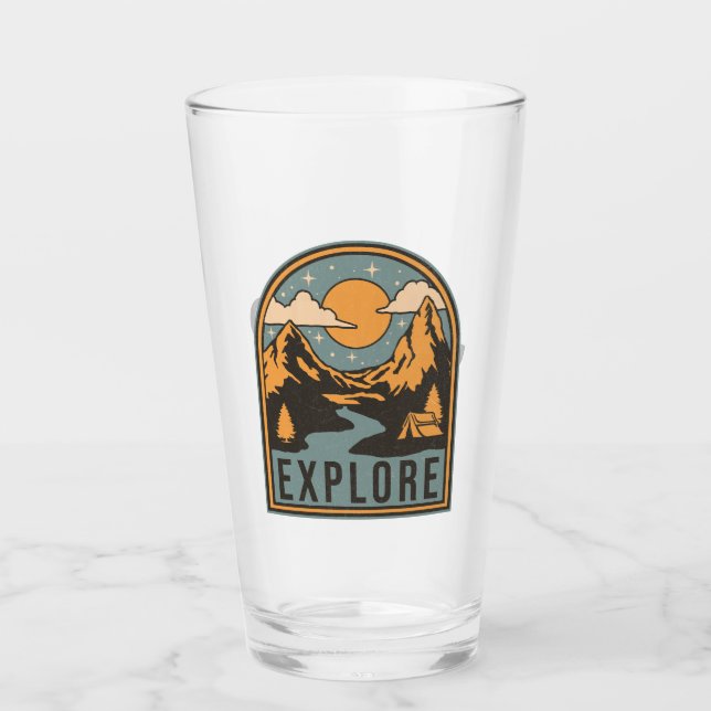 Verre Explorer la conception de texte (Devant)