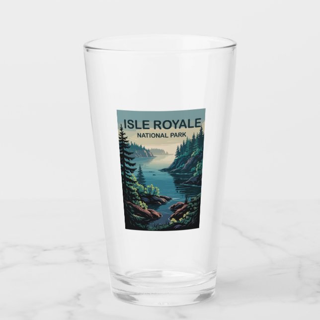 Verre Explorez Isle Royale Le paradis éloigné du Michiga (Devant)