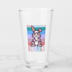 Verre Facilement distrait par Bunnies Cute Bunny Lover