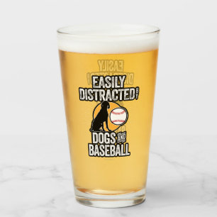 Verre Facilement distrait par les chiens et le baseball